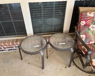Patio tables, chair