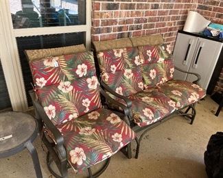 Patio chair and glider