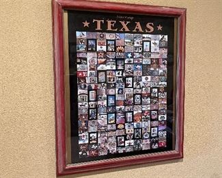 Texas Star framed poster