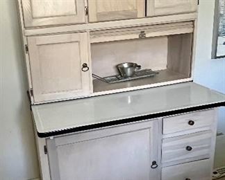 Refinished antique hoosier cabinet