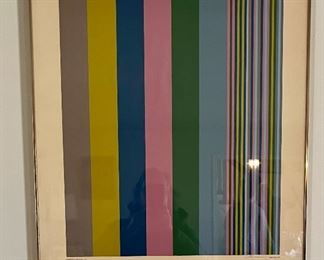 A second signed Gene Davis poster