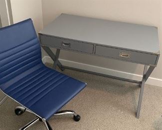 Compact Work Desk And Office Chair