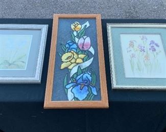 Everyone Loves Flowers Cheri Blume Paintings And Stained Glass Piece