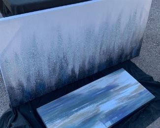 Ooo Sparkly Canvas Wall Decor