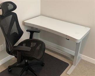 Tresanti Adjustable Height Desk And Staples Office Chair