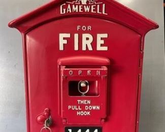 Vintage Gamewell fire alarm