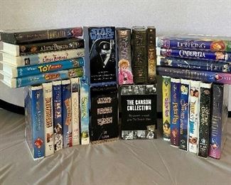  Disney, Star Wars, Lord of the Rings VHS
