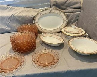  Noritake Serving Dishes & Glass Plates