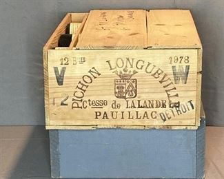  1978 Crate of Wine