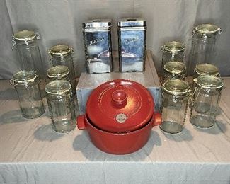 Cannisters and Dutch Oven