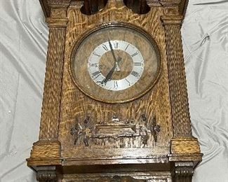 • Oak Clock Cabinet