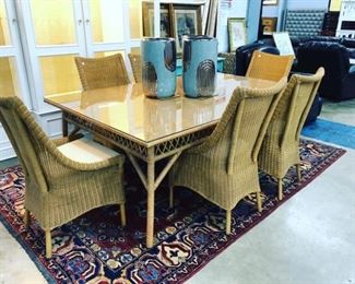 Wicker Dining room Table and Chairs For sale Orlando