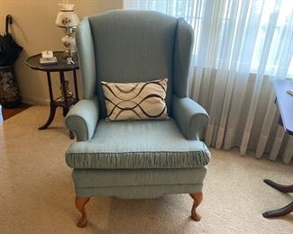 Wing back chair 1 of 2