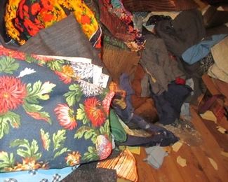 Tons of Vintage Fabric 