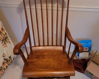 Maple Hitchcock Rocking Chair $60