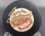 Signed Steve Yzerman Redwings Hockey Puck