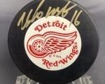 Signed Vladimir Konstantinov Detroit Red Wings Hockey Puck