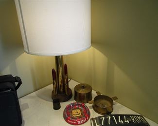 Trench art lamp