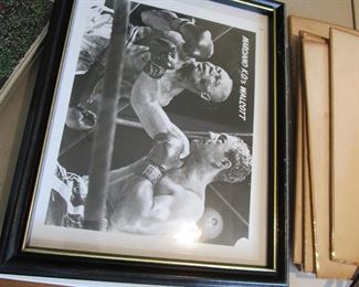 Vintage boxing items