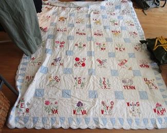 Antique hand done quilt