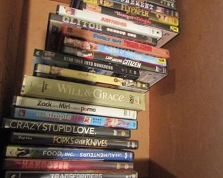 Some of the DVDs