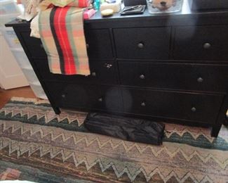 Black pottery barn dresser