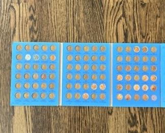Complete penny collection