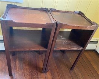 Pair of Matching Side Tables