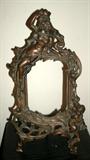 VICTORIAN BRONZE ORNATE FRAME" SIGNED BEATRICE #1007.P