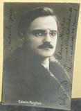 1912 FAMOUS PIANIST ARRAINGER EDWIN HUGHES(ORIGINAL AUTOGRAPH-CARD SENT TO WORLD RENOWED EDITH ELLA DAVIS