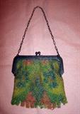 VINTAGE MULTICOLOR LADIES MESH EVENING PURSE