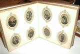 VICTORIAN LEATHER PHOTO ALBUM WITH TIN TYPE PHOTOS