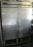 BEVERAGE AIR STAINLESS STEEL DOUBLE REFRIGERATOR