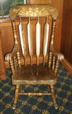 CLAW ARM ROCKING CHAIR