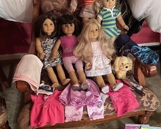 American girl dolls, accessories & books