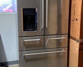 Kitchenaid Multi Door Stainless Steel Freestanding Refrigerator with Platinum Interior Design