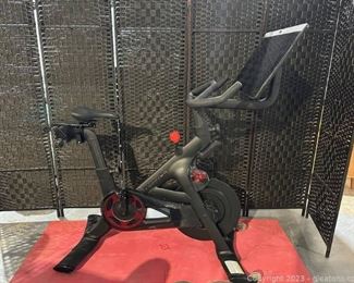 Peloton Stationary Exercise Bike with Mat