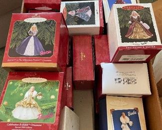 Hallmark Barbie Christmas ornaments