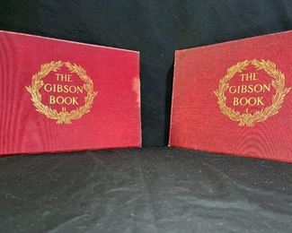 The Gibson Book Vol 1 & 2 RARE 1st Ed.