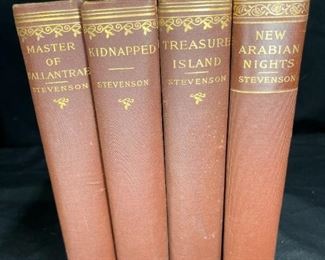 4 Stevenson Novels - Arabian Nights Treasure