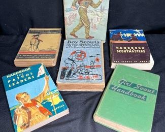 6 Girl & Boy Scout Handbooks
