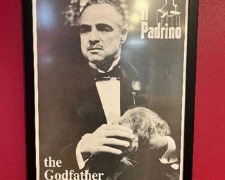 Il Padrino / The Godfather framed movie poster
