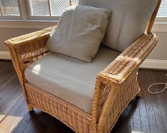 Braxton Culler wicker armchair