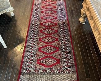 Persian handmade wool runner (100"L x 30"W)