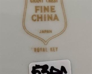 Grant Crest Royal Key Japan Porcelain Fine China (53pc)