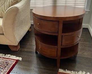 Studio One - American Signature 6 Drawer Round Accent Table 
