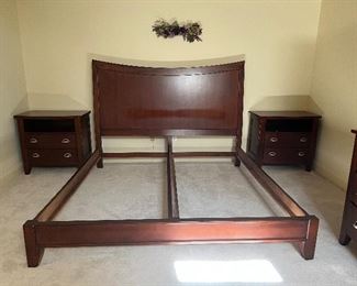 Fairmont Designs Eastern King bed & 2 Drawer End tables (pr) 