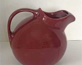 Hall Pottery Ball Pitcher