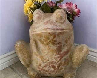 Large Frog Planter