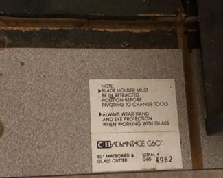C&H Advance G60" Matboard & Glass Cutter 60" inch